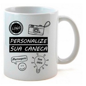 Caneca Personalizada - Substitui a Caneca da Cesta - Promoção